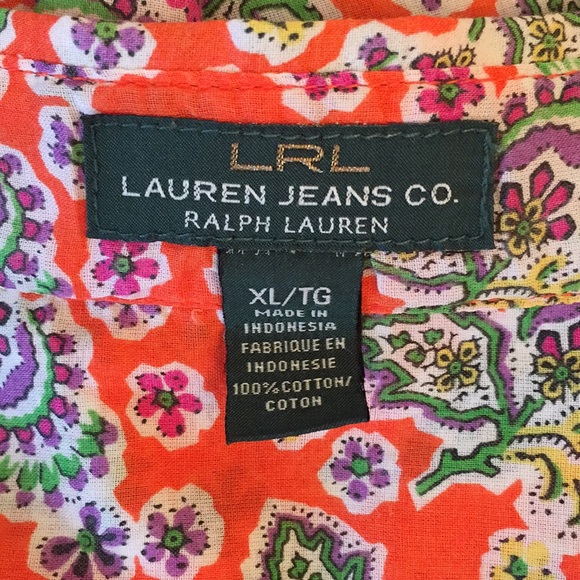 RALPH LAUREN FLORAL TOP - Picture 6 of 6